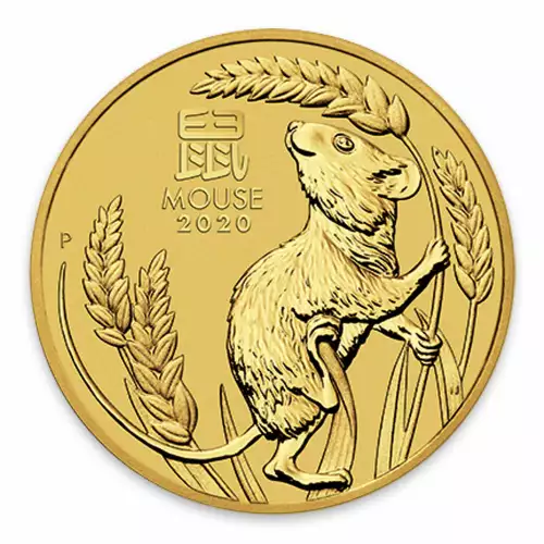 2020 1/10 oz Australian Gold Lunar Series: Year of the Mouse (2)