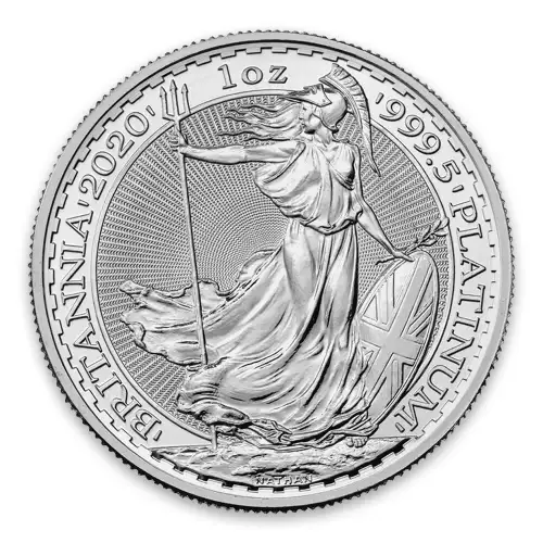 2020 1oz British Platinum Britannia Coin