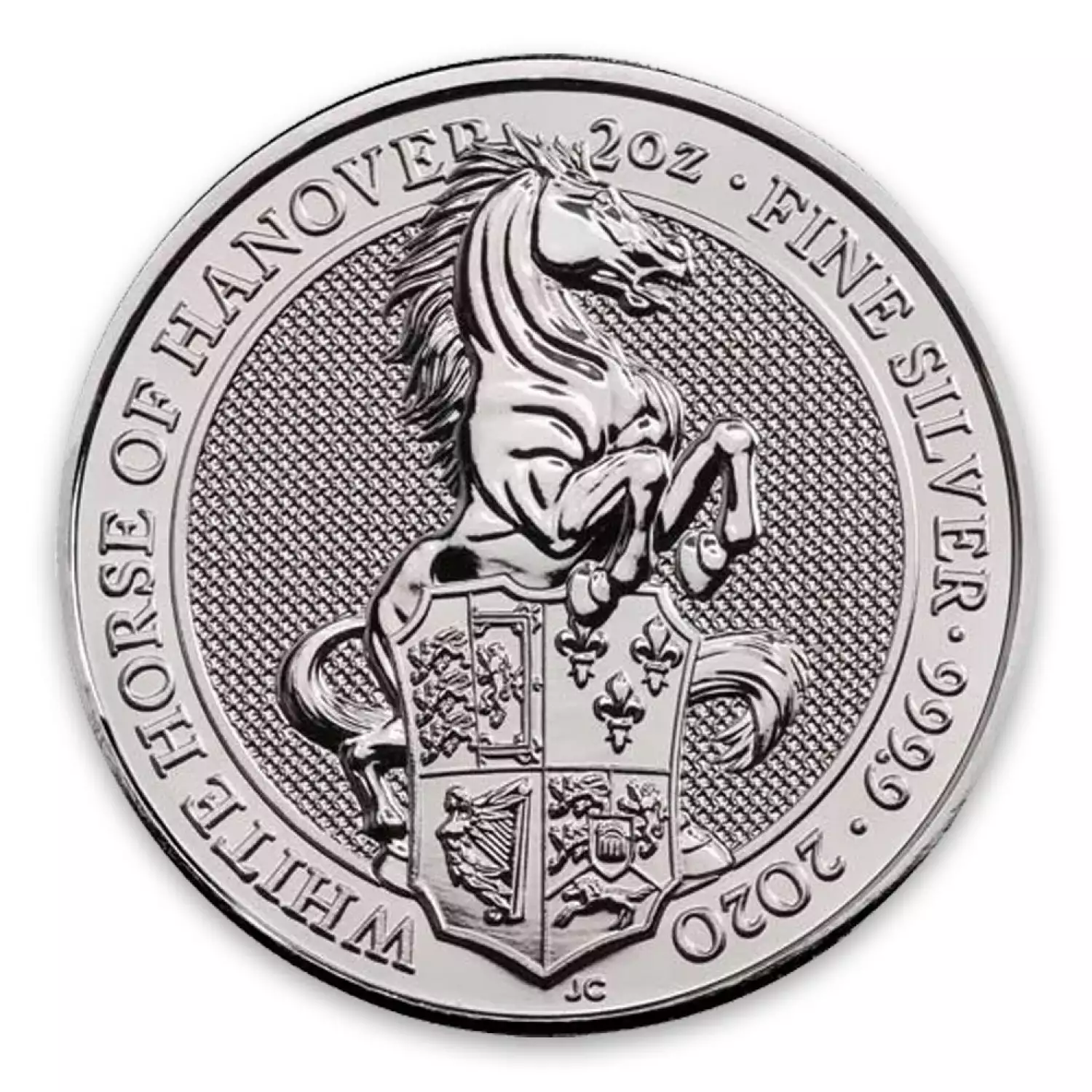 2020 2oz Silver Britain Queen's Beast: The White Horse of Hanover