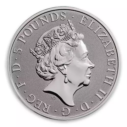 2020 2oz Silver Britain Queen's Beast: The White Horse of Hanover (2)