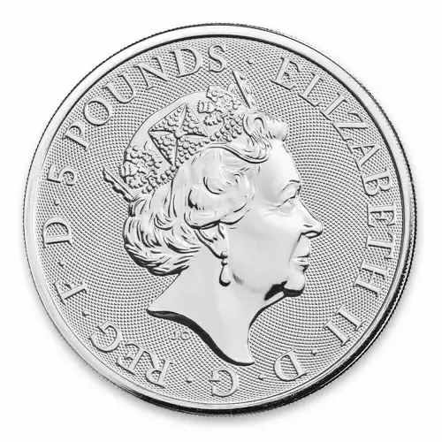 2020 2oz Silver Britain Queen's Beast: The White Lion of Mortimer (2)