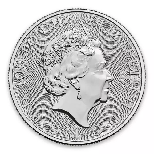 2020 Britain 1 oz Platinum Queen's Beasts The Yale of Beaufort (2)