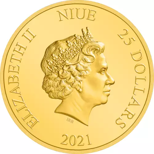 2021 1/4oz The Mandalorian Classic - The Mandalorian Gold Coin (3)