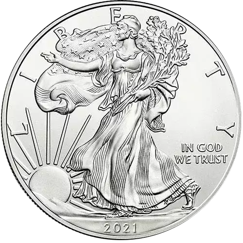 2021 1oz American Silver Eagle - Type 2 Reverse (2)