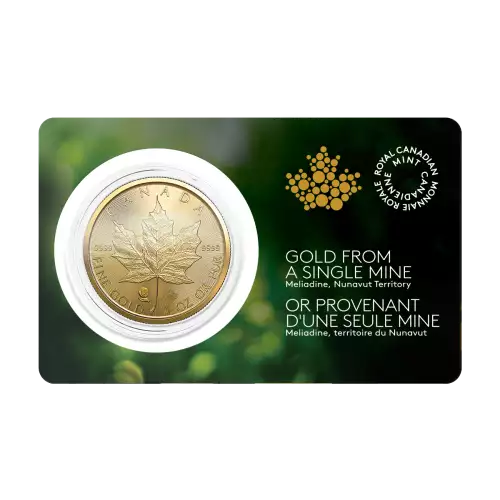 2022 1oz Canadian Gold Maple Leaf - Single Source Mine (2)