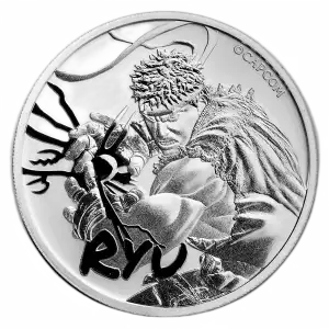 2022 Tuvalu 1 oz Silver Street Fighter: RYU (In Capsule) (2)