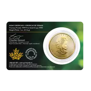2023 1oz Canadian Gold Maple Leaf - Single Source Mine [DUPLICATE for #523144] (2)