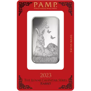 2023 1oz Silver Bar Of The Rabbit (2)