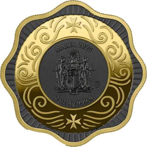 2025 2 oz Malta Maltese Ox BU High Relief Silver Coin (3)