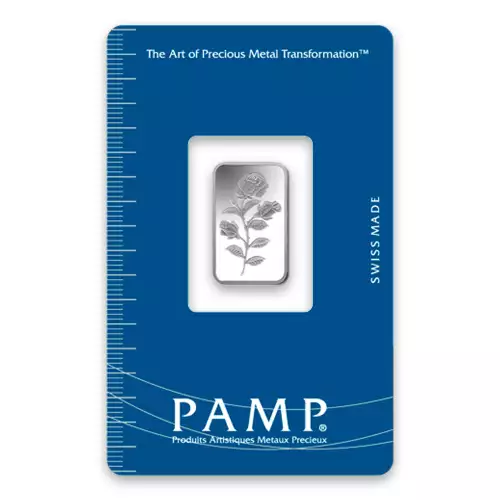 2.5g PAMP Silver Bar - Rosa (3)