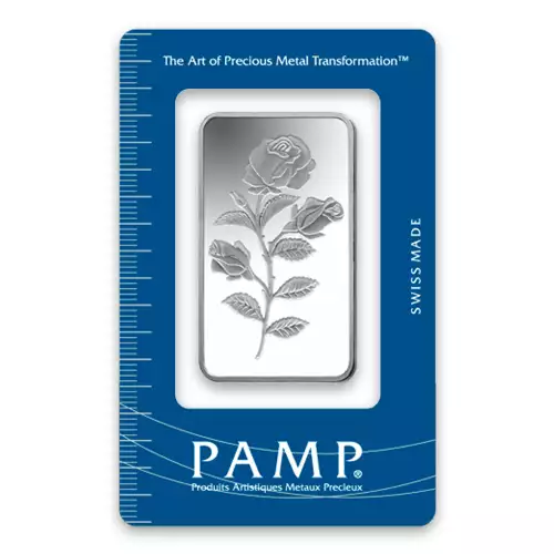 50g PAMP Silver Bar - Rosa (3)