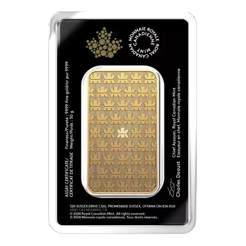 50g Royal Canadian Mint Bar (3)
