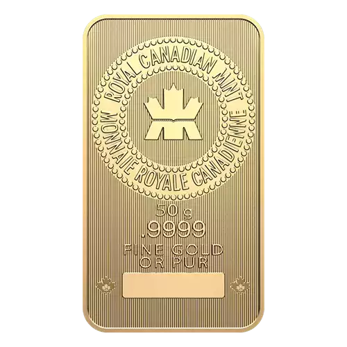 50g Royal Canadian Mint Bar