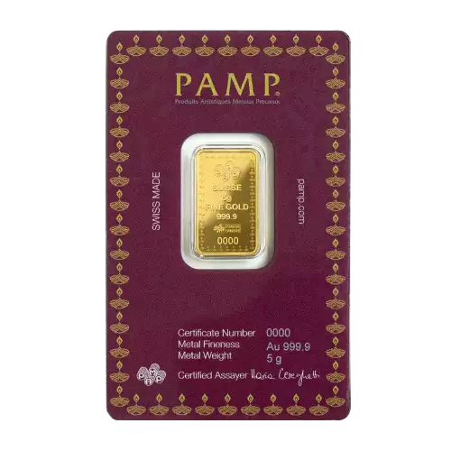 5g PAMP Gold Bar - Diwali (2)