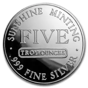 5oz Sunshine Mint Silver Round (3)