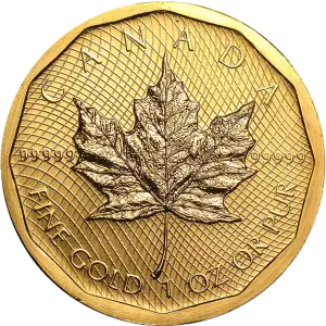 Any Year 1oz Canadian Gold Maple Leaf - 99999