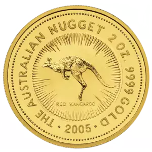 Any Year 2oz Bullion Nugget / Kangaroo Coin (2)