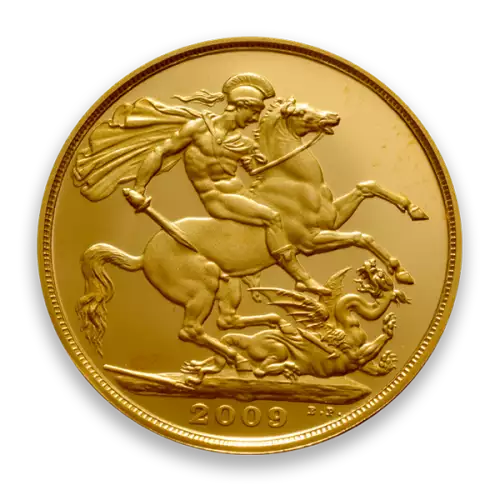 British Gold 5 Pound Sovereign - uncertified.
