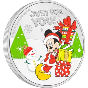 Disney Seasons Greetings- 2021 1oz Silver Coin (2)