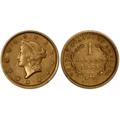 Gold Dollar (1849 - 1889) - Circ