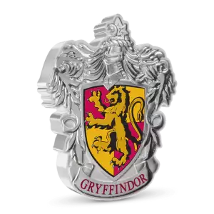 HARRY POTTER- 2021 1oz Gryffindor Crest Silver Coin (2)