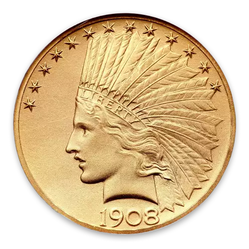 Indian $10 (1907 - 1933) - XF
