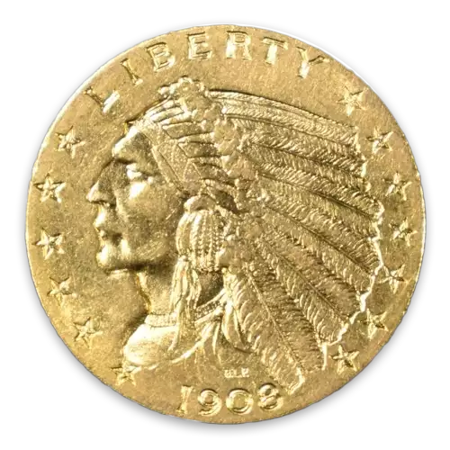 Indian $2.5 (1908 - 1929) - Circ