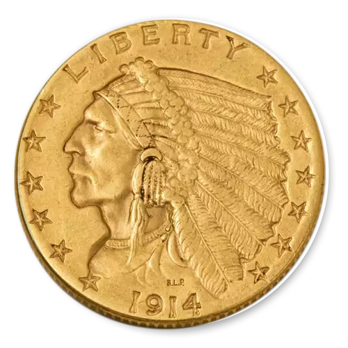 Indian $2.5 (1908 - 1929) - XF
