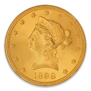 Liberty Head $10 (1838 - 1907) - Circ