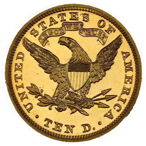 Liberty Head $10 (1838 - 1907) - Proof