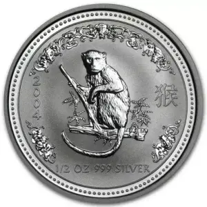 2004 1/2oz Australian Perth Mint Silver Lunar: Year of the Monkey