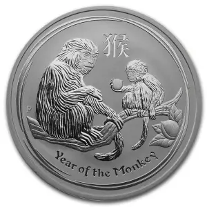2016 1oz Australian Perth Mint Silver Lunar II: Year of the Monkey