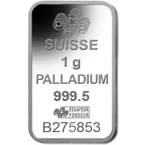 1g PAMP Palladium Bar - Fortuna