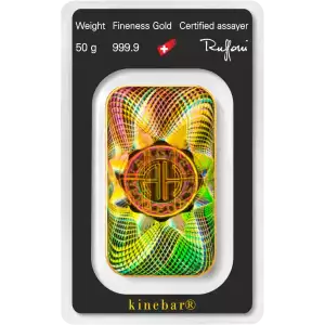 50g Heraeus Minted Gold Bar