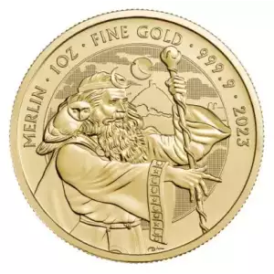 2023 1oz Royal Mint Myths & Legends: Merlin Gold Coin [DUPLICATE for #523359]