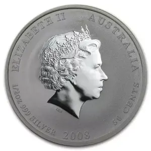 2008 1/2oz Australian Perth Mint Silver Lunar II: Year of the Mouse
