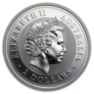 2002 2oz Australian Perth Mint Silver Lunar: Year of the Horse
