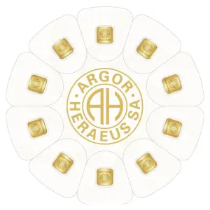 Argor-Heraeus 1g x 10 Gold BarCard (2)