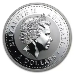 2007 2oz Australian Perth Mint Silver Lunar: Year of the Pig 