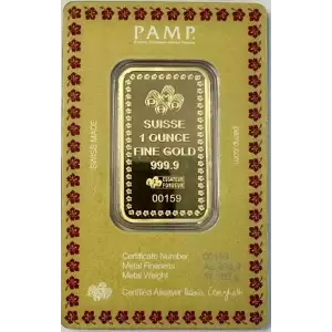 1oz PAMP Gold Bar - Diwali