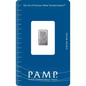 1g PAMP Platinum Bar - Fortuna