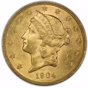 Liberty Head $20 (1849 - 1907) - MS+