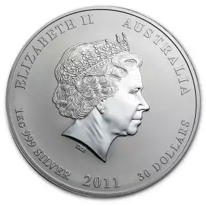 2011 1kg Australian Perth Mint Lunar Series III: Year of the Rabbit  (2)