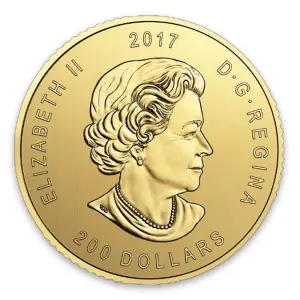 2017 1oz Canadian Gold Elk - 99999