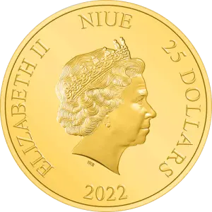 Disney Goofy 90th Anniversary- 2022 1/4oz  Gold Coin (2)