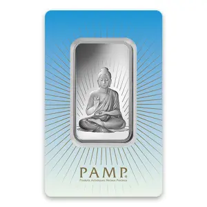 1oz PAMP Silver Bar - Buddha (2)
