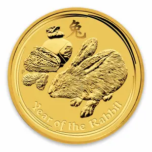 2011 10oz Australian Perth Mint Gold Lunar II: Year of the Rabbit (2)