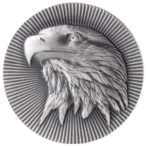 1 oz Eagle Scottsdale Stacker - Silver Antique Round (2)
