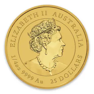 2020 1/4oz Australian Gold Lunar: Year of the Mouse (2)