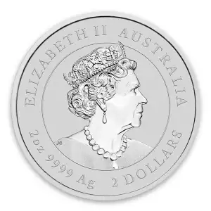 2021 2oz Perth Mint Lunar Series: Year of the Ox Silver Coin (2)